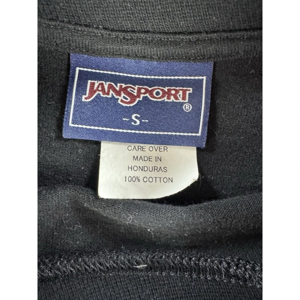 UNO Mavericks Long Sleeve T Shirt Jansport Black Mens Small Nebraska - Picture 5 of 7